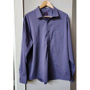 UNTUCKit Shirt XXL 2X Untuckit Shirt Mens Button Down Long Sleeve Blue